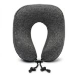 Memory Foam Neck Pillow for Travel, Ultra Soft U Shape Support Pillow, Breathable Washable Cover, Comfortable Head & Neck Support for Airplane, Car, Office & Home